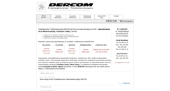 Desktop Screenshot of dercom.com.pl