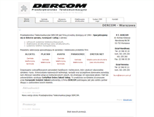 Tablet Screenshot of dercom.com.pl